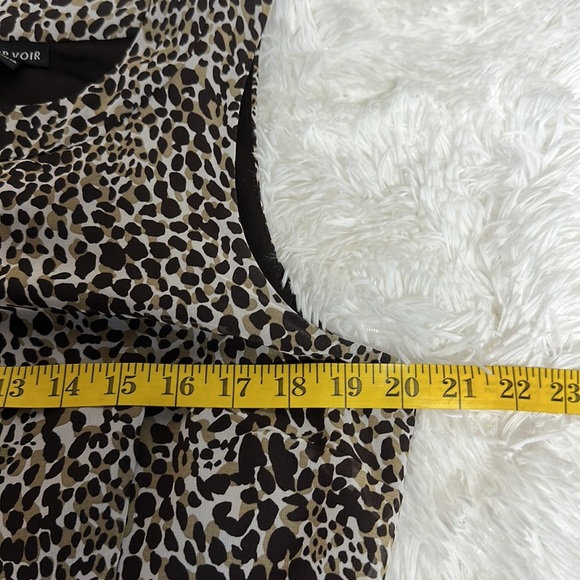 Voir Voir Sleeveless Fit and Flare Dress- Animal Print - Picture 12 of 15